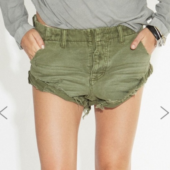 one teaspoon khaki shorts